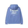 Hoodie with the words Conquer the Skies on it in large print, with a smaller quote below it.