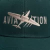 Green Aviation Caps | Aviation Hats